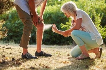 Hondrolife auf die Haut gesprüht